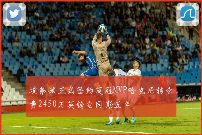 埃弗顿正式签约英冠MVP哈克尼转会费2450万英镑合同期五年